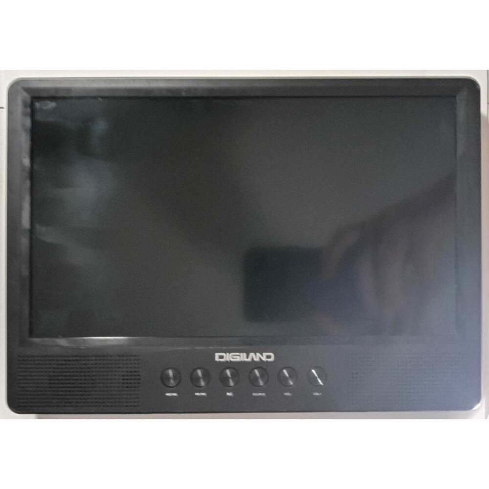 DigiLand DL1066X 10.1" Portable DVD Player Main Unit SD USB Display Screen Only
